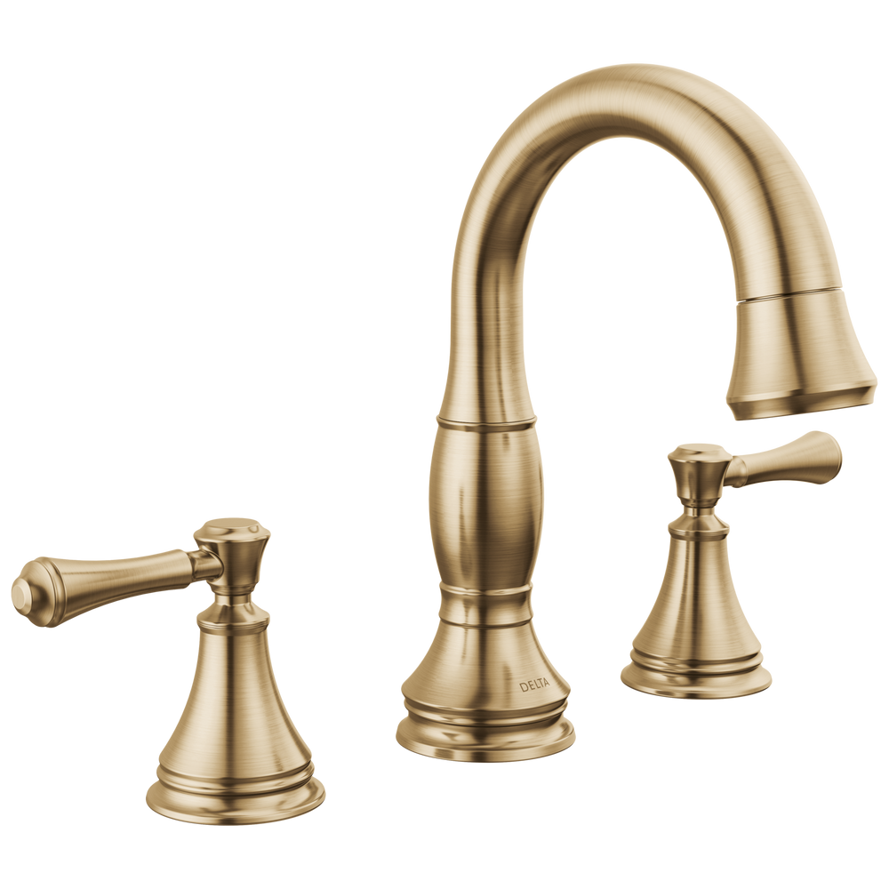 Delta - Two Handle Widespread Pull Down Bathroom Faucet - Champagne Bronze - 3597-CZPD-DST