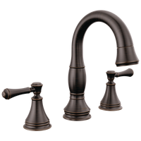 Delta - Two Handle Widespread Pull Down Bathroom Faucet - Venetian Bronze - 3597-RBPD-DST