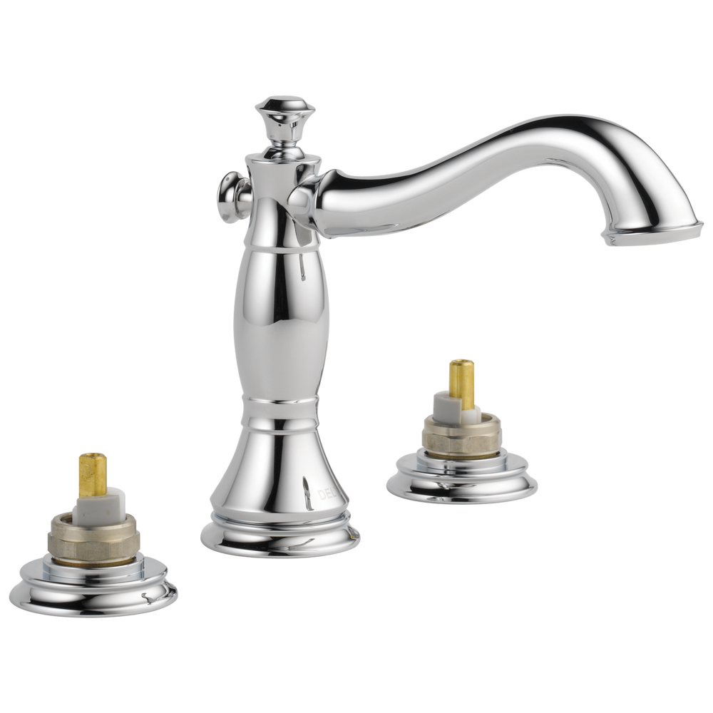 Delta - Two Handle Widespread Bathroom Faucet - Less Handles - Chrome - 3597LF-MPU-LHP