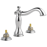 Delta - Two Handle Widespread Bathroom Faucet - Less Handles - Chrome - 3597LF-MPU-LHP