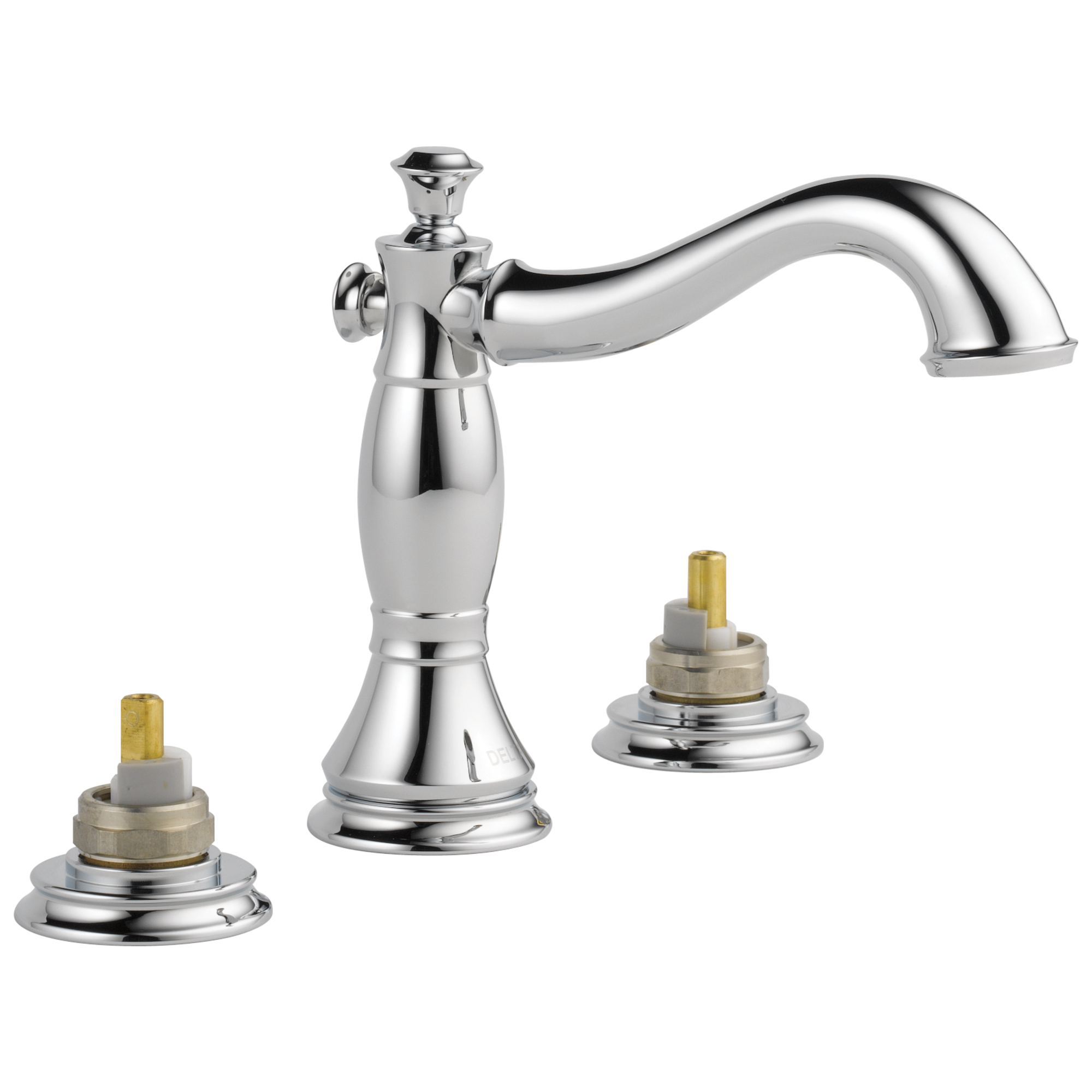 Delta - Two Handle Widespread Bathroom Faucet - Less Handles - Chrome - 3597LF-MPU-LHP