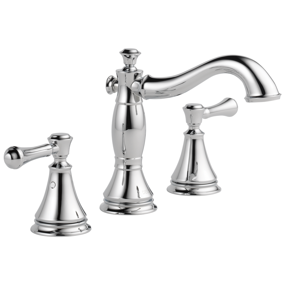 Delta - Two Handle Widespread Bathroom Faucet - Chrome - 3597LF-MPU