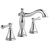 Delta - Two Handle Widespread Bathroom Faucet - Chrome - 3597LF-MPU