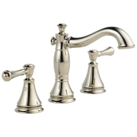 Delta - Two Handle Widespread Bathroom Faucet - Polished Nickel - 3597LF-PNMPU