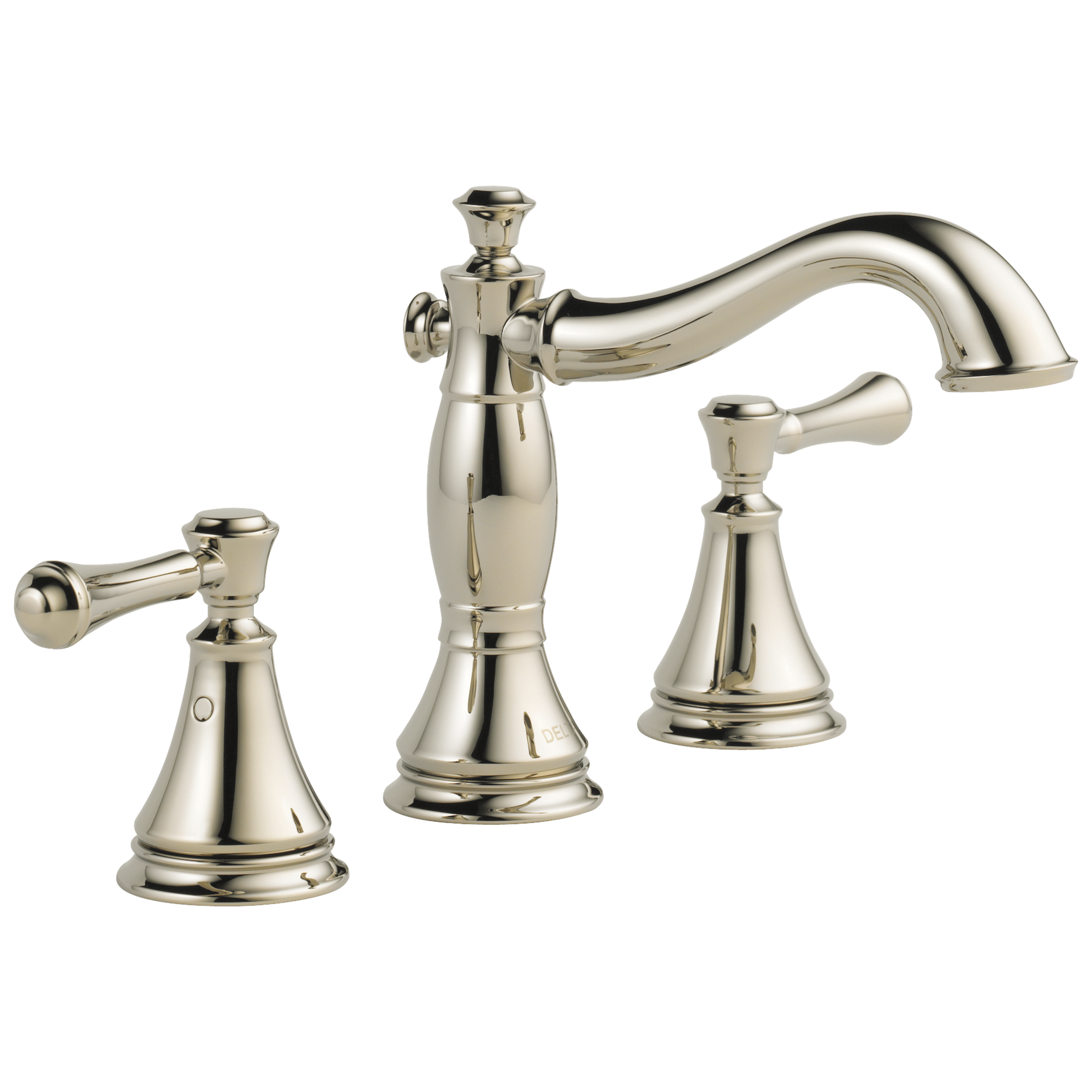 Delta - Two Handle Widespread Bathroom Faucet - Polished Nickel - 3597LF-PNMPU