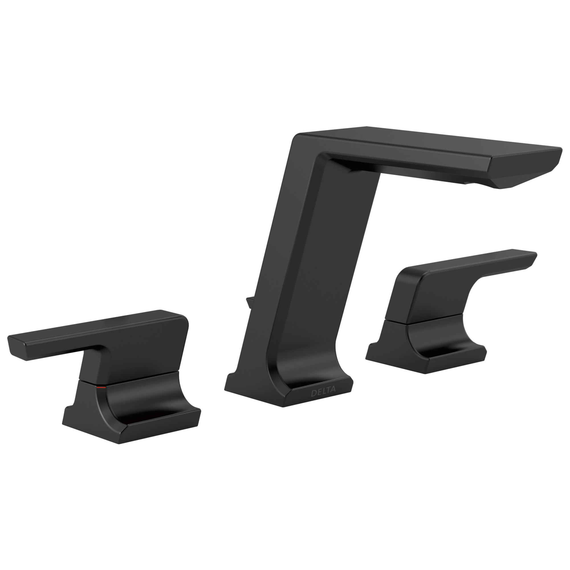 Delta - Two Handle Widespread Bathroom Faucet - Matte Black - 3599LF-BLMPU