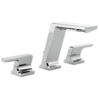 Delta - Two Handle Widespread Bathroom Faucet - Lumicoat® Chrome - 3599LF-PR-MPU