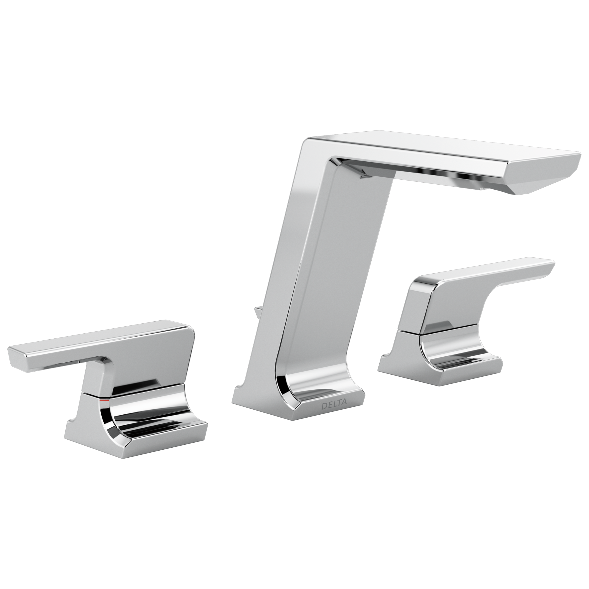 Delta - Two Handle Widespread Bathroom Faucet - Lumicoat® Chrome - 3599LF-PR-MPU