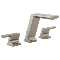 Delta - Two Handle Widespread Bathroom Faucet - Lumicoat® Stainless - 3599LF-SS-PR-MPU