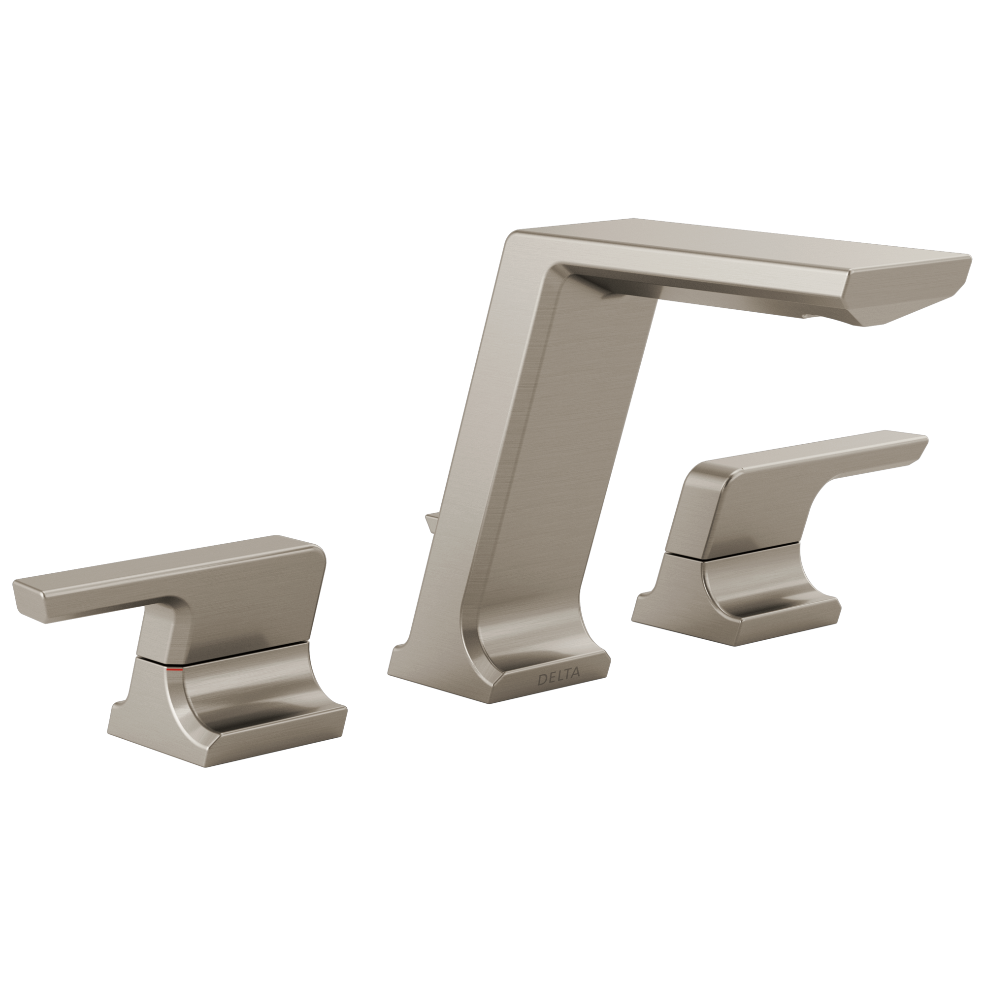 Delta - Two Handle Widespread Bathroom Faucet - Lumicoat® Stainless - 3599LF-SS-PR-MPU