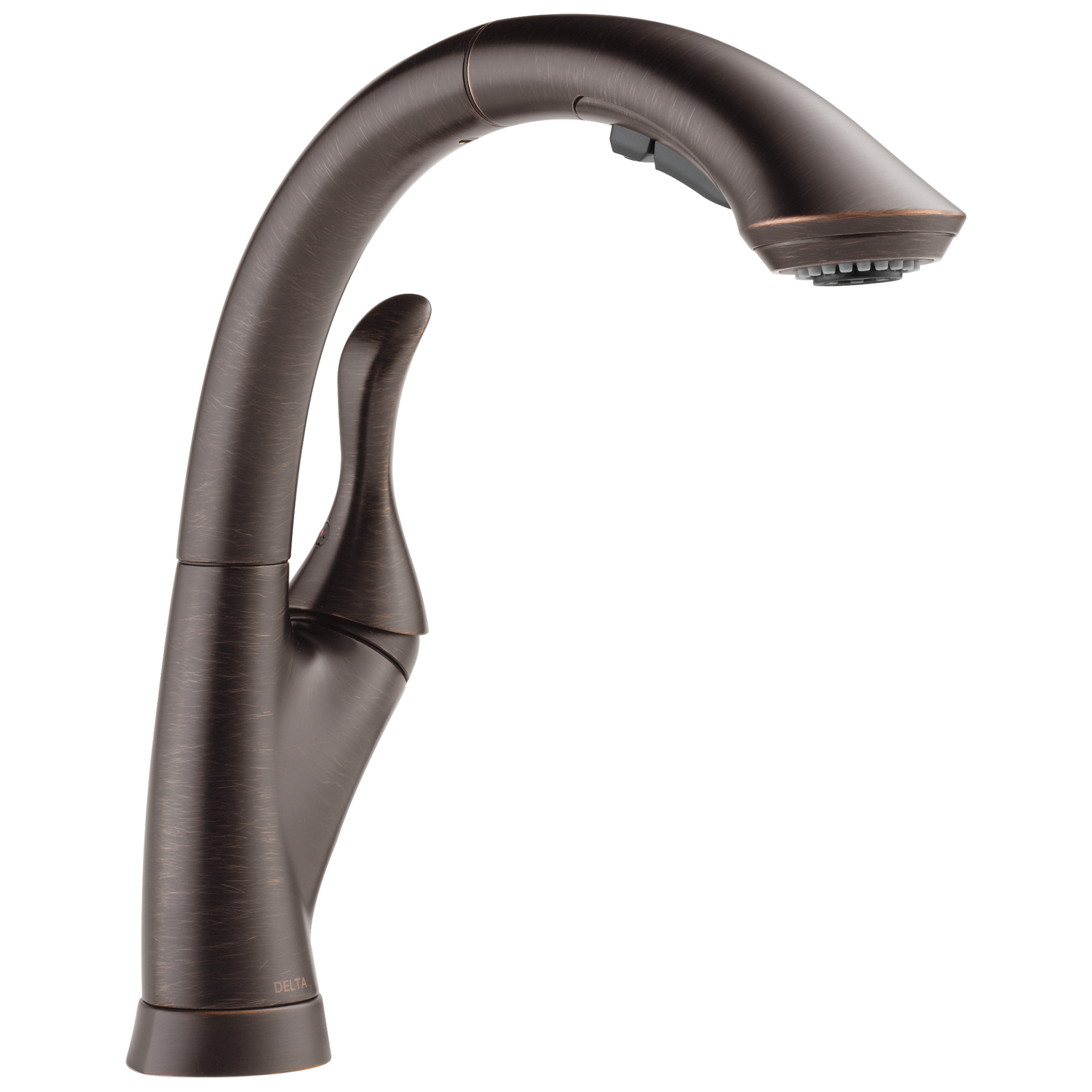 Delta - Single Handle Pull-Out Kitchen Faucet - Venetian Bronze - 4153-RB-DST