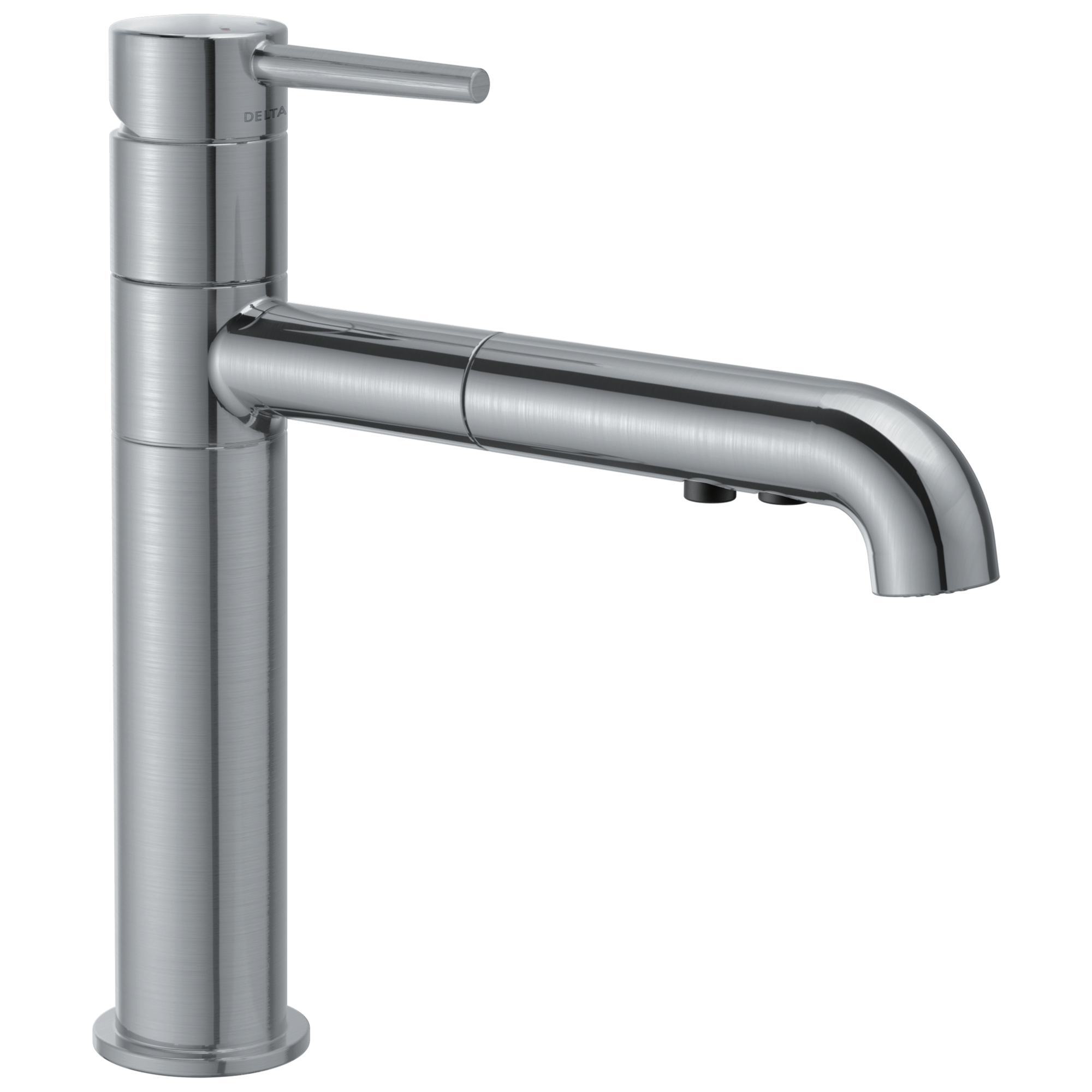 Delta - Single Handle Pull-Out Kitchen Faucet - Arctic Stainless - 4159-AR-DST