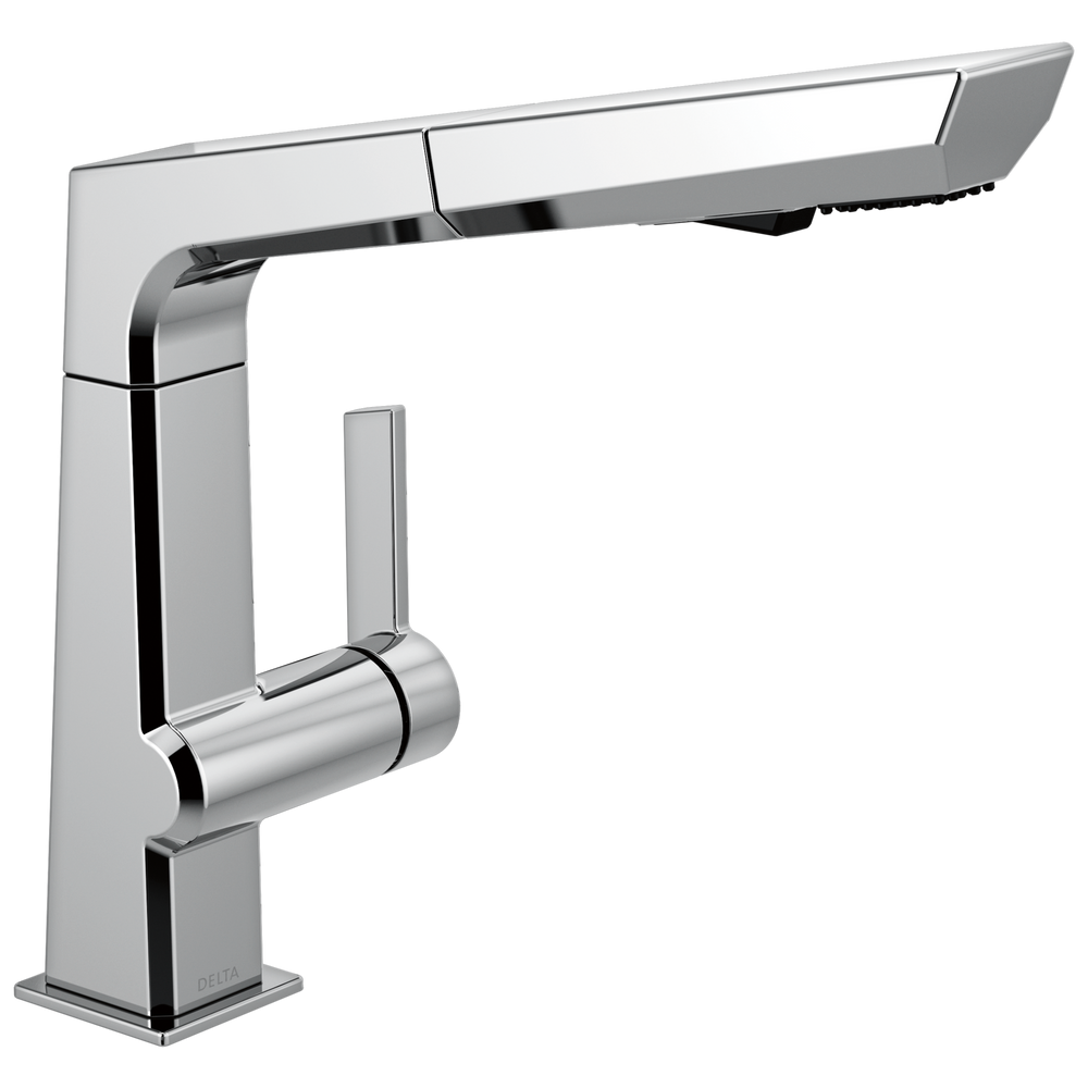 Delta - Single Handle Pull Out Kitchen Faucet - Chrome - 4193-DST