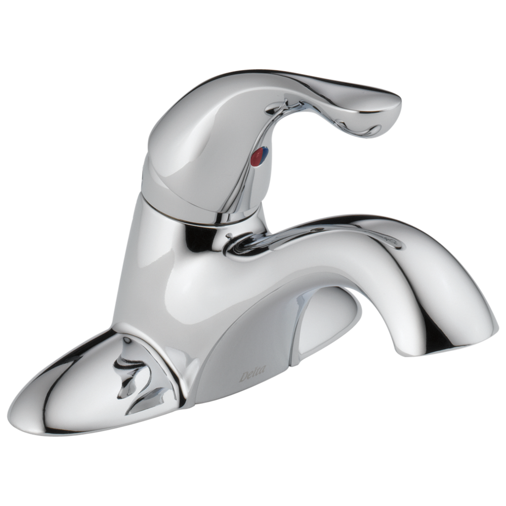 Delta - Single Handle Centerset Bathroom Faucet - Chrome - 501-DST