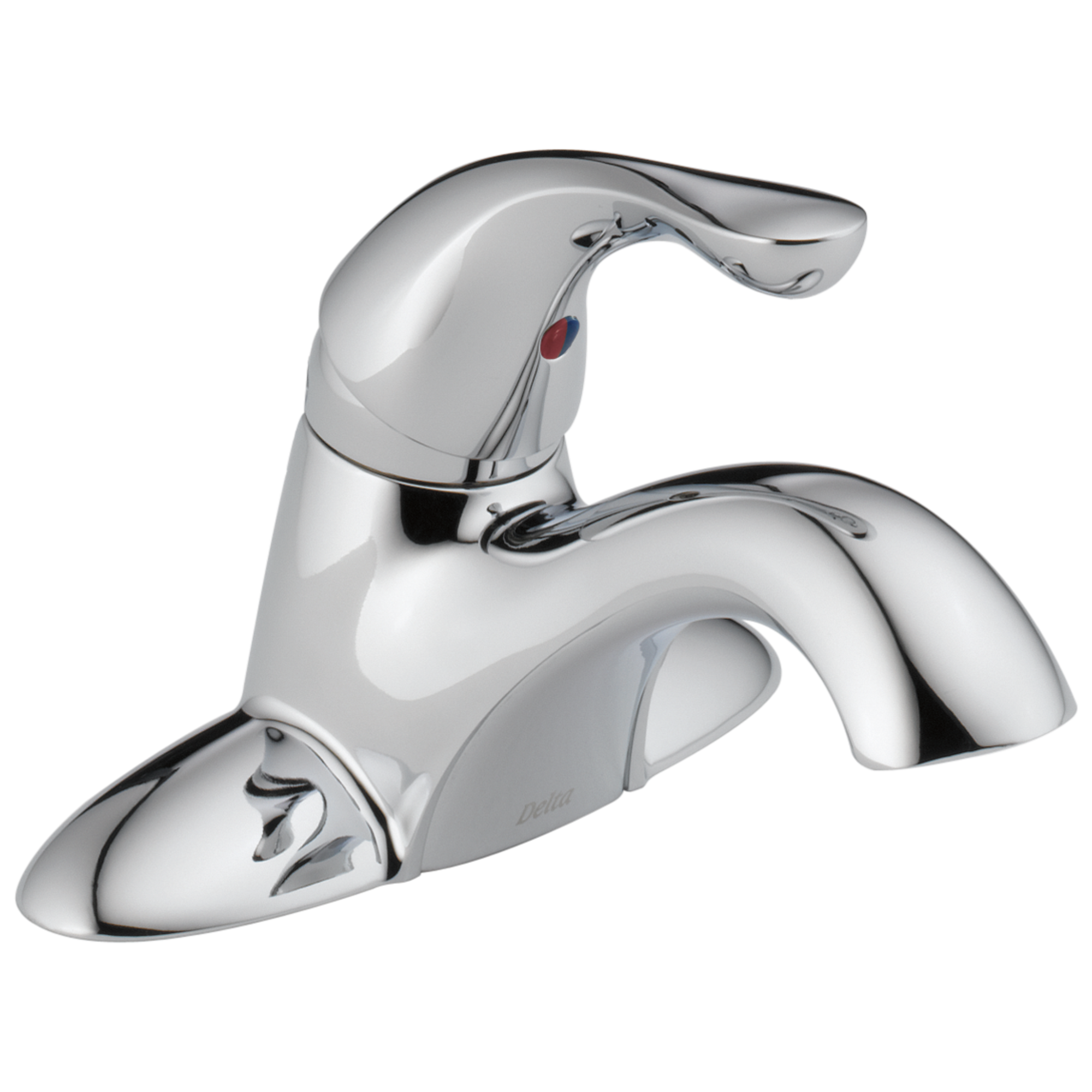 Delta - Single Handle Centerset Bathroom Faucet - Chrome - 501-DST