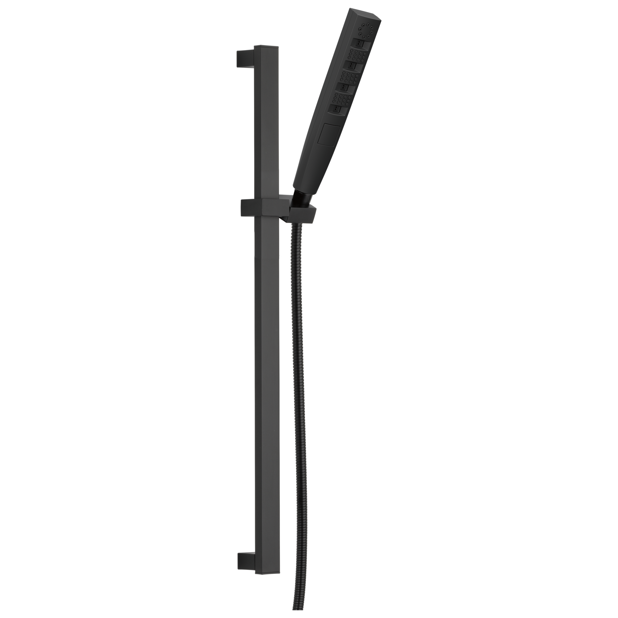 Delta - H2OKinetic® Hand Shower 1.75 GPM w/Slide Bar 4S - Matte Black - 51140-BL