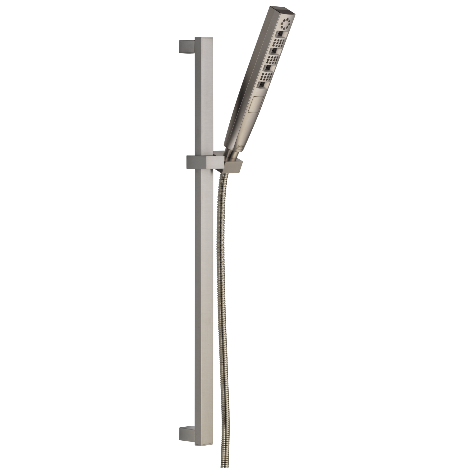 Delta - H2OKinetic® Hand Shower 1.75 GPM w/Slide Bar 4S - Lumicoat® Stainless - 51140-SS-PR