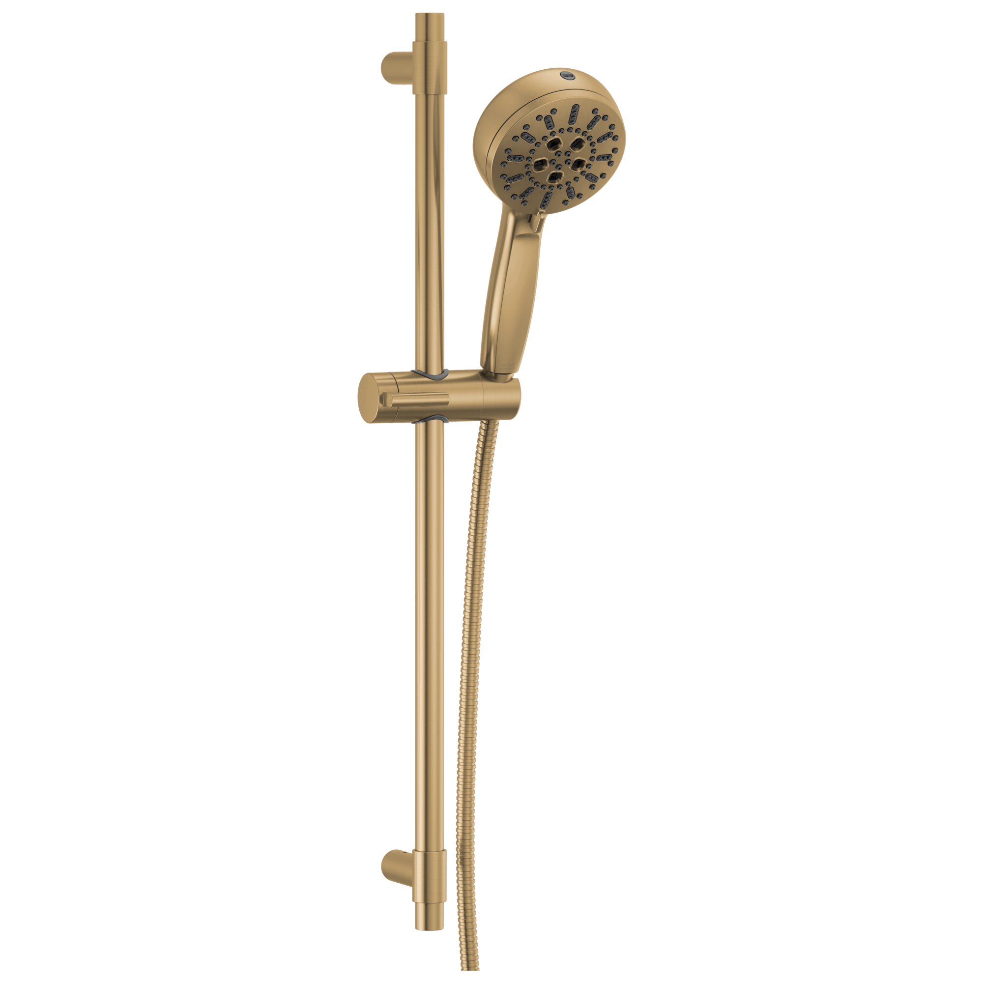 Delta - 7-Setting Slide Bar Hand Shower with Cleaning Spray - Lumicoat® Champagne Bronze - 51584-CZ-PR