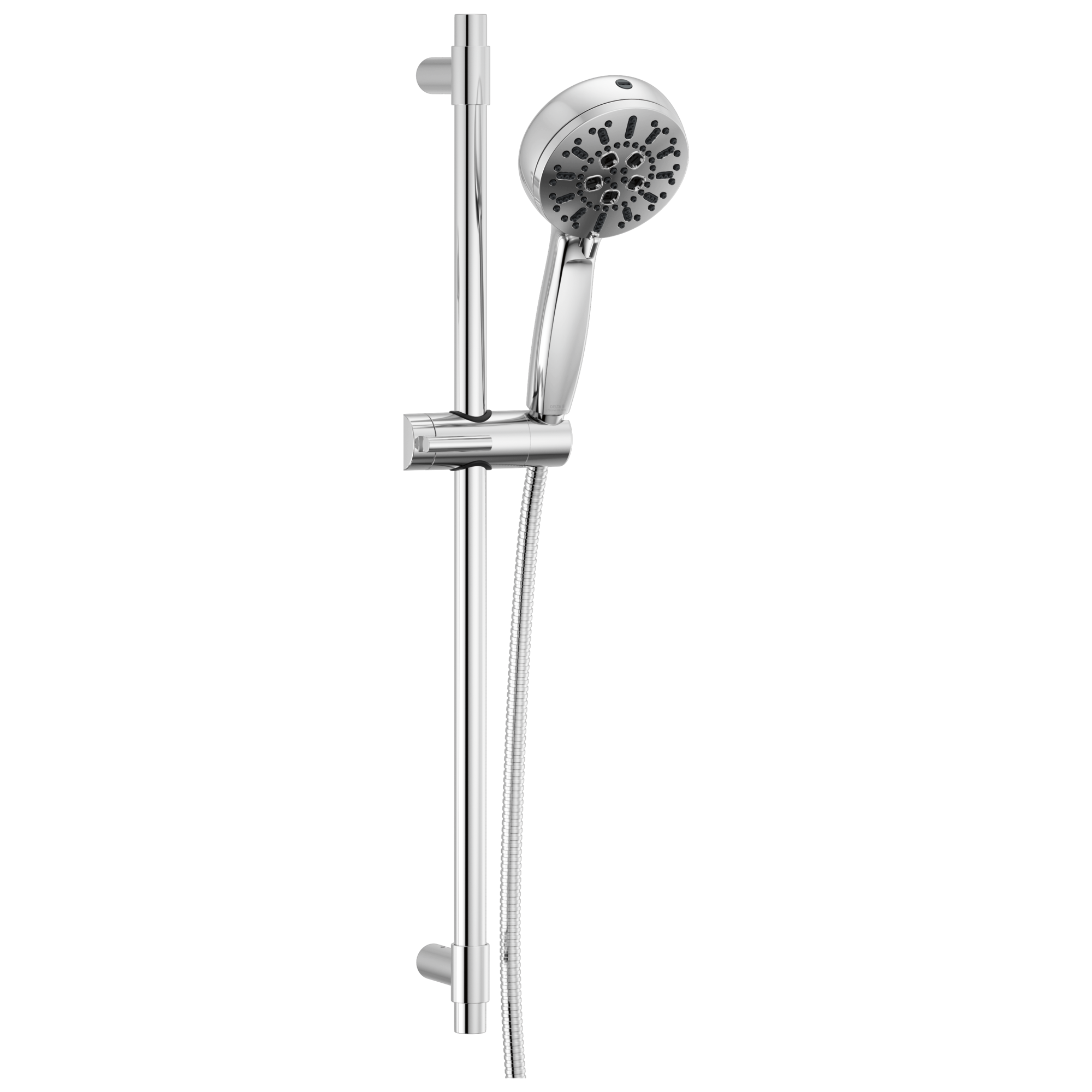 Delta - 7-Setting Slide Bar Hand Shower with Cleaning Spray - Lumicoat® Chrome - 51584-PR