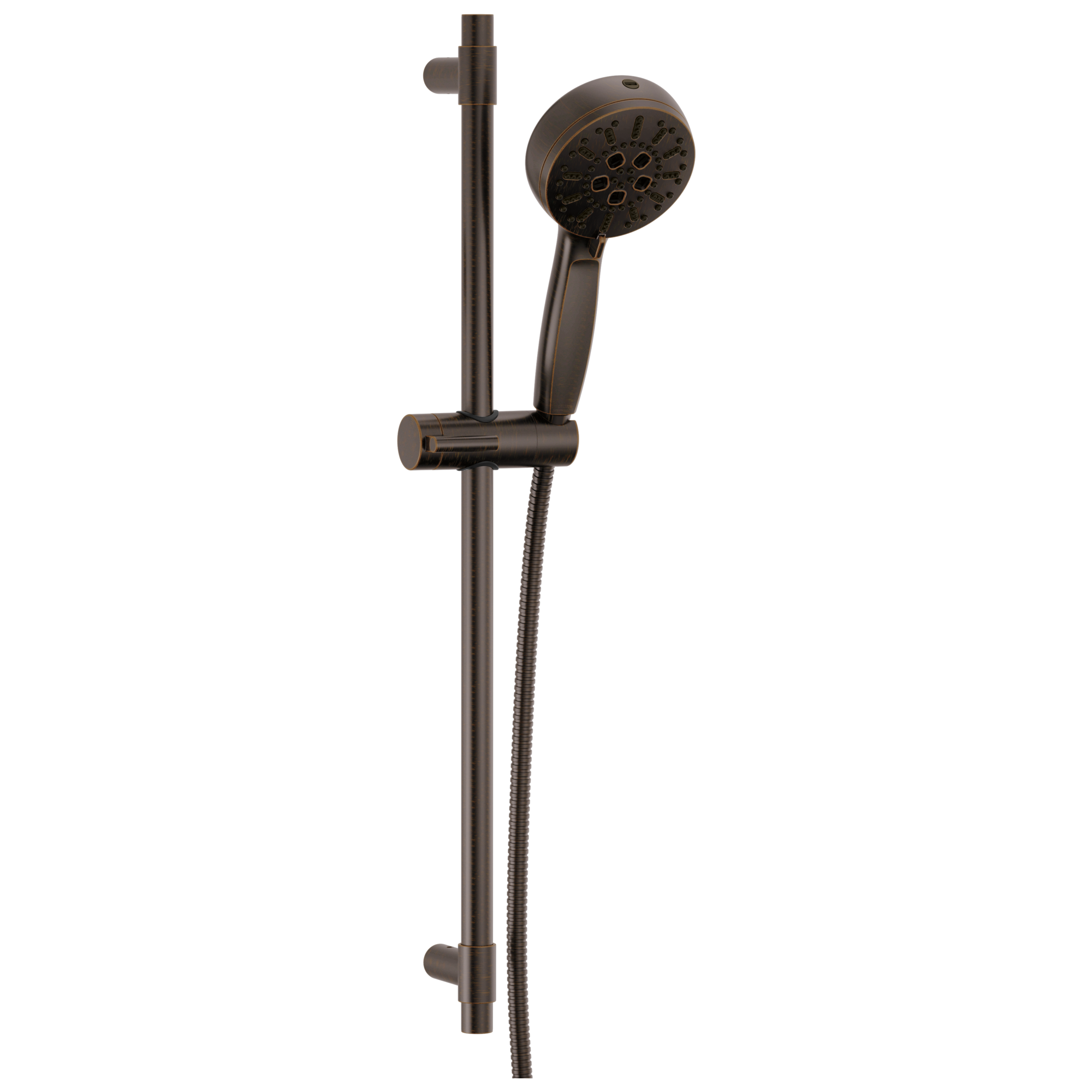 Delta - 7-Setting Slide Bar Hand Shower with Cleaning Spray - Venetian Bronze - 51584-RB