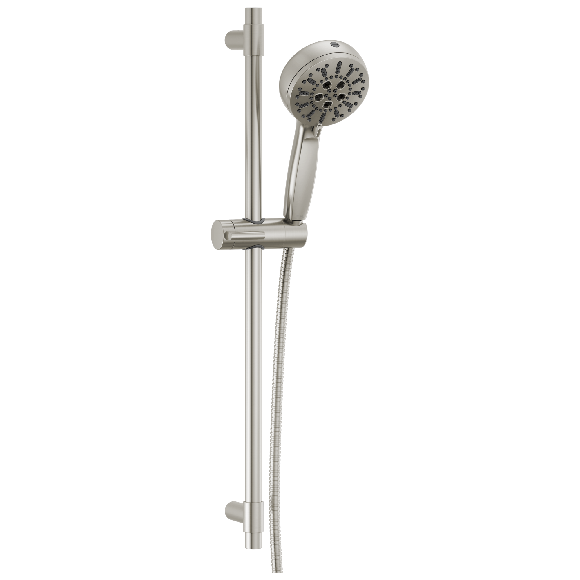 Delta - 7-Setting Slide Bar Hand Shower with Cleaning Spray - Lumicoat® Stainless - 51584-SS-PR