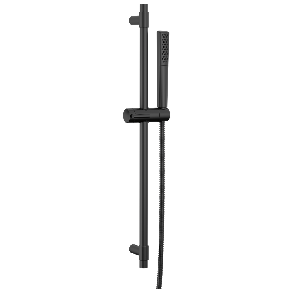 Delta - Premium Single-Setting Slide Bar Hand Shower - Matte Black - 51808-BL