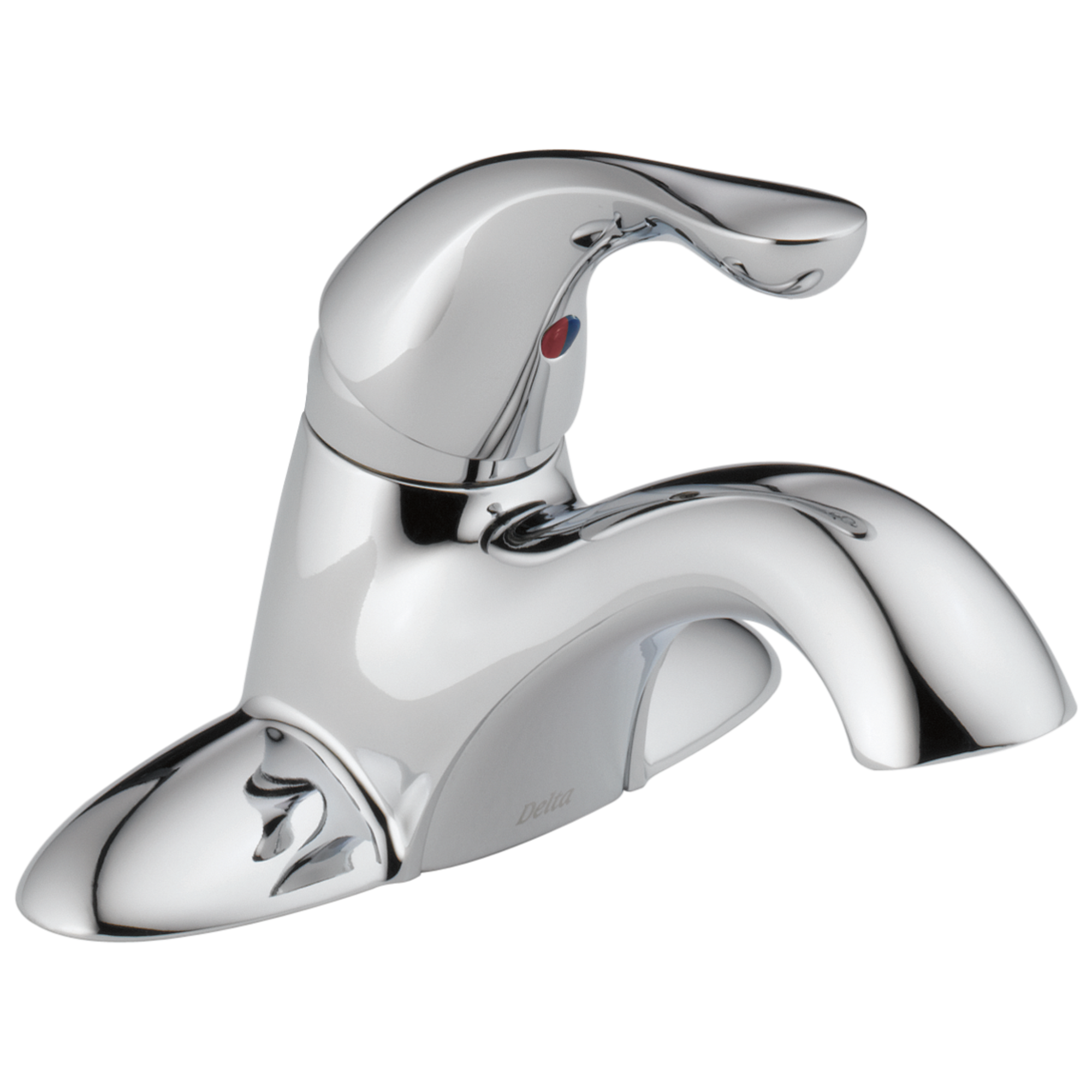 Delta - Single Handle Centerset Bathroom Faucet - Chrome - 520-GPM-DST