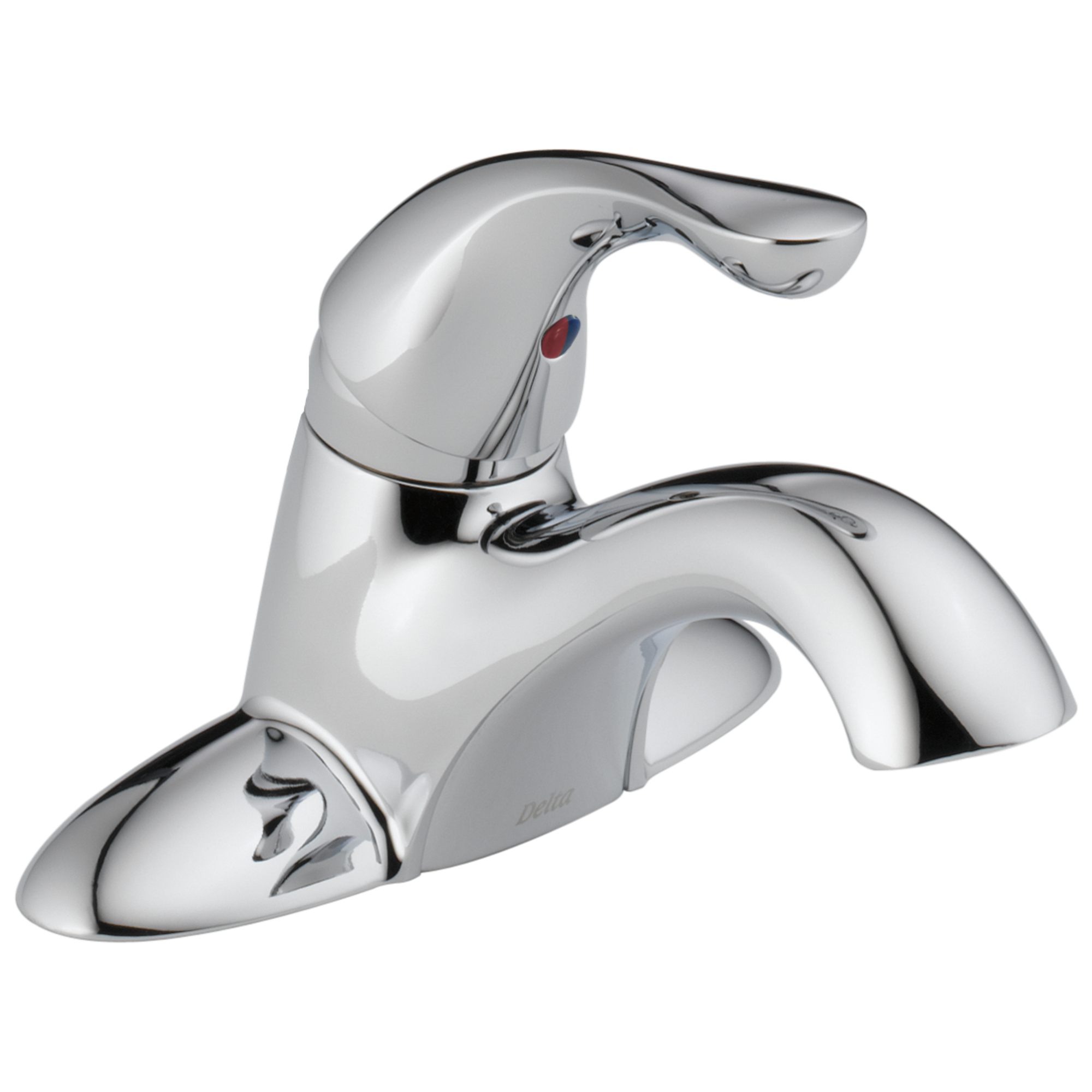 Delta - Single Handle Centerset Bathroom Faucet - Chrome - 520-MPU-DST