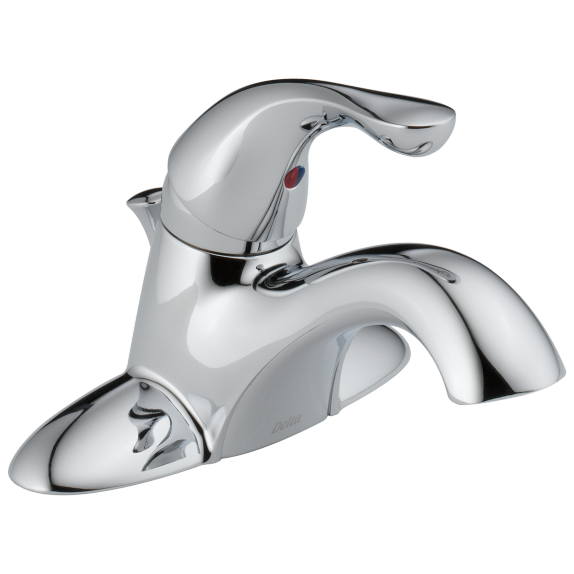 Delta - Single Handle Centerset Bathroom Faucet - Chrome - 520LF-WFMPU