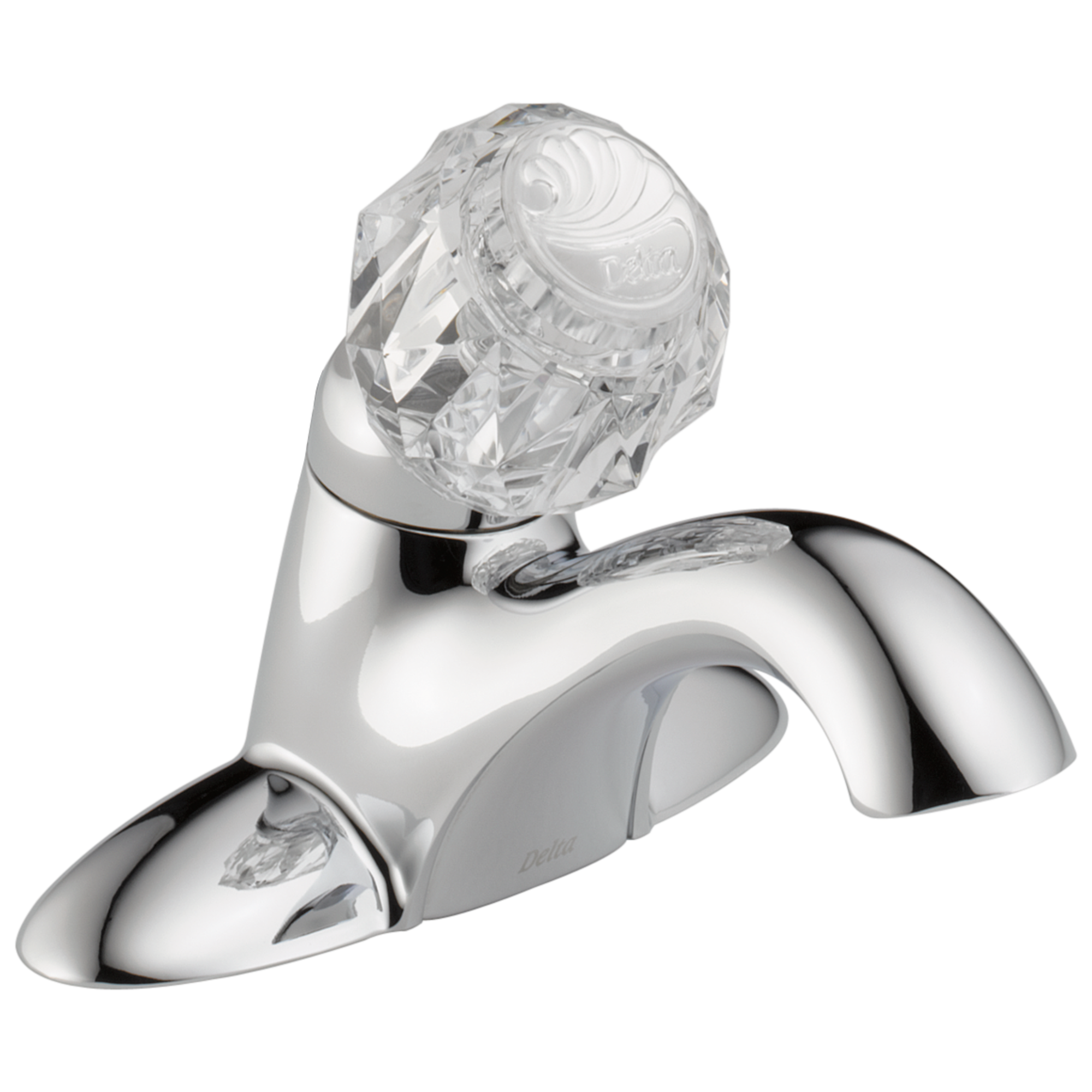 Delta - Single Handle Centerset Bathroom Faucet - Chrome - 522-MPU-DST