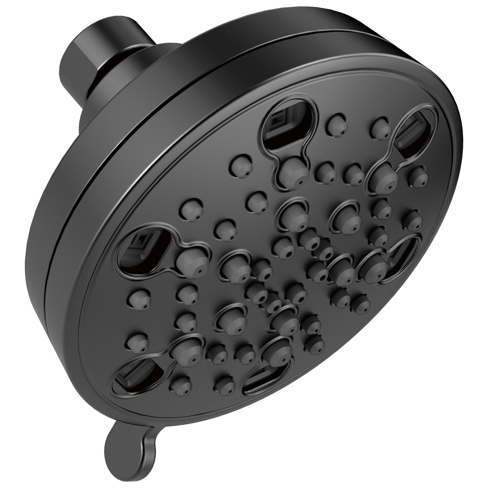 Delta - H2OKinetic® 5-Setting Contemporary Shower Head - Matte Black - 52638-BL18-PK