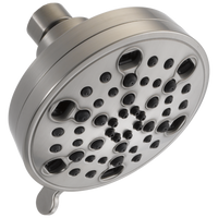 Delta - H2OKinetic® 5-Setting Contemporary Shower Head - Stainless - 52638-SS18-PK