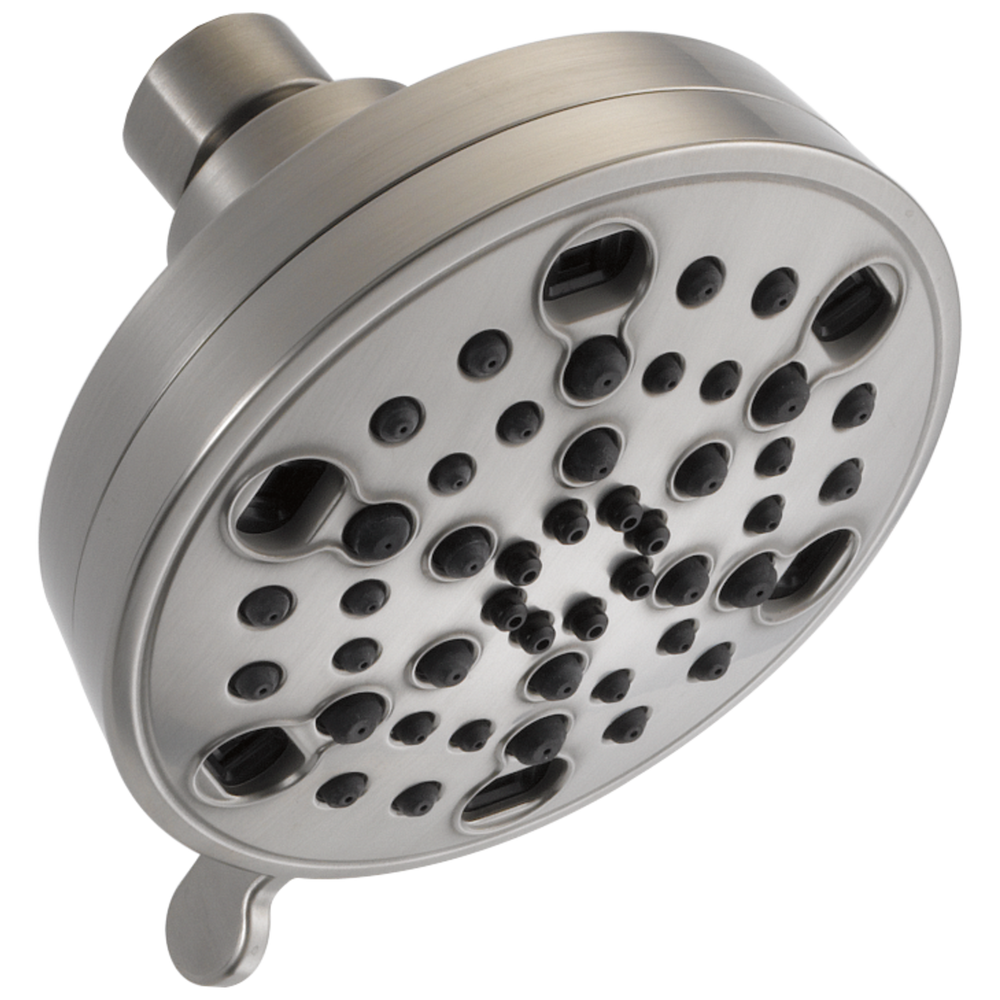 Delta - H2OKinetic® 5-Setting Contemporary Shower Head - Stainless - 52638-SS20-PK