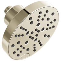 Delta - H2OKinetic® 5-Setting Contemporary Raincan Shower Head - Lumicoat® Polished Nickel - 52668-PN-PR