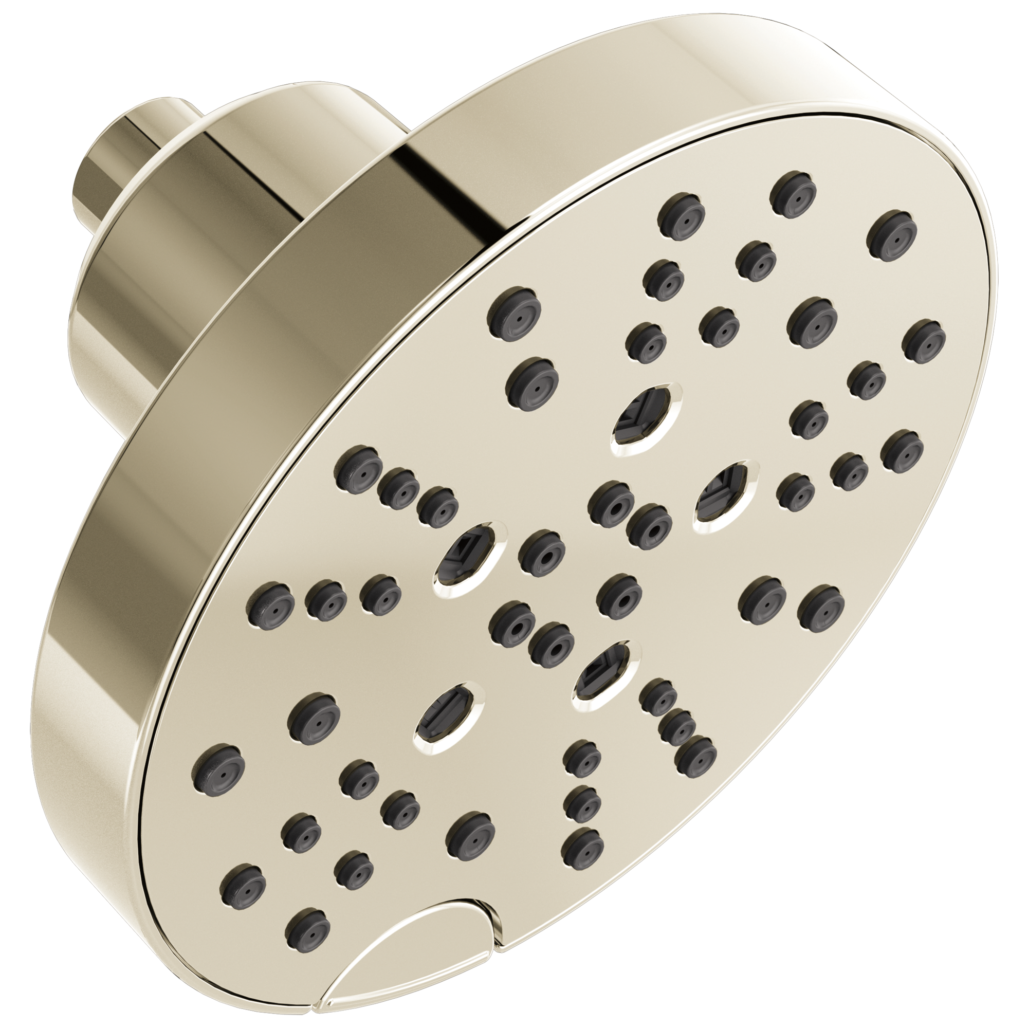 Delta - H2OKinetic® 5-Setting Contemporary Raincan Shower Head - Lumicoat® Polished Nickel - 52668-PN-PR