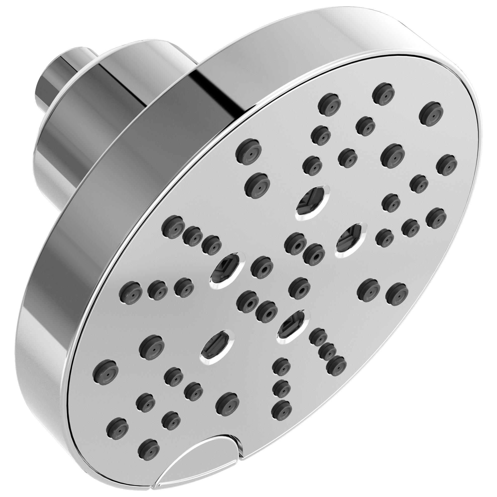 Delta - H2OKinetic® 5-Setting Contemporary Raincan Shower Head - Lumicoat® Chrome - 52668-PR