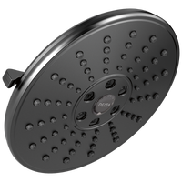 Delta - H2OKinetic® 3-Setting Raincan Shower Head - Matte Black - 52688-BL