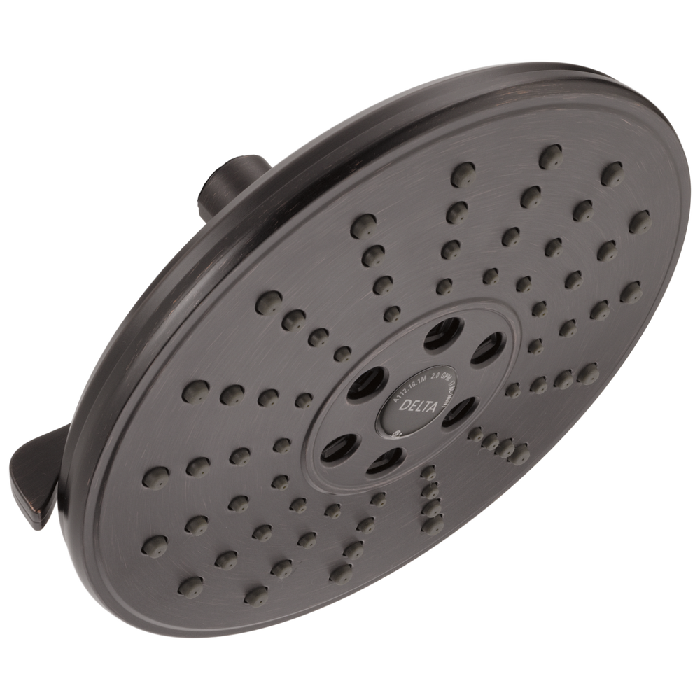 Delta - H2OKinetic® 3-Setting Raincan Shower Head - Venetian Bronze - 52688-RB