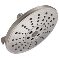 Delta - H2OKinetic® 3-Setting Raincan Shower Head - Lumicoat® Stainless - 52688-SS-PR