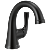 Delta - Single Handle Bathroom Faucet - Matte Black - 533LF-BLMPU