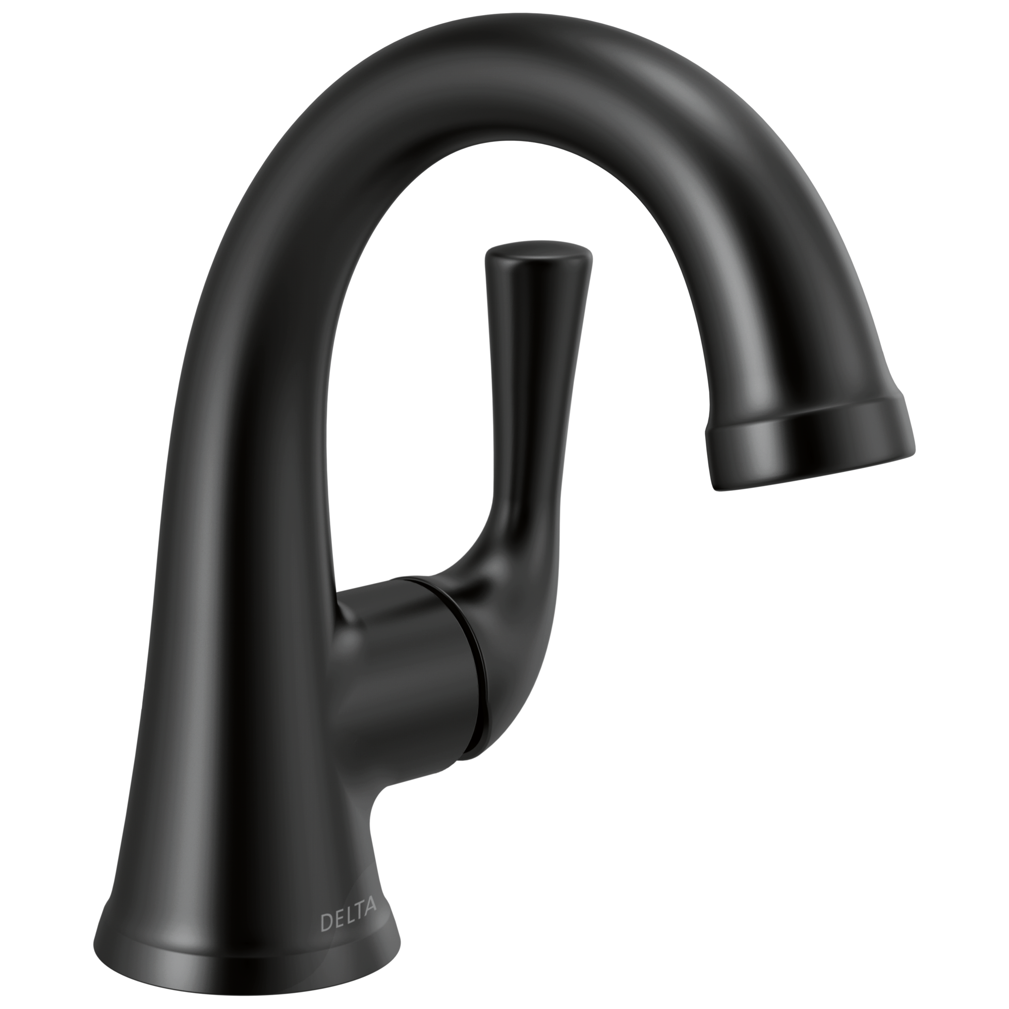 Delta - Single Handle Bathroom Faucet - Matte Black - 533LF-BLMPU