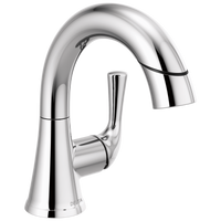 Delta - Single Handle Pull-Down Bathroom Faucet - Chrome - 533LF-PDMPU