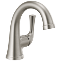 Delta - Single Handle Bathroom Faucet - Stainless - 533LF-SSMPU