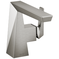 Delta - Single Handle Bathroom Faucet - Lumicoat® Stainless - 543-SS-PR-LPU-DST