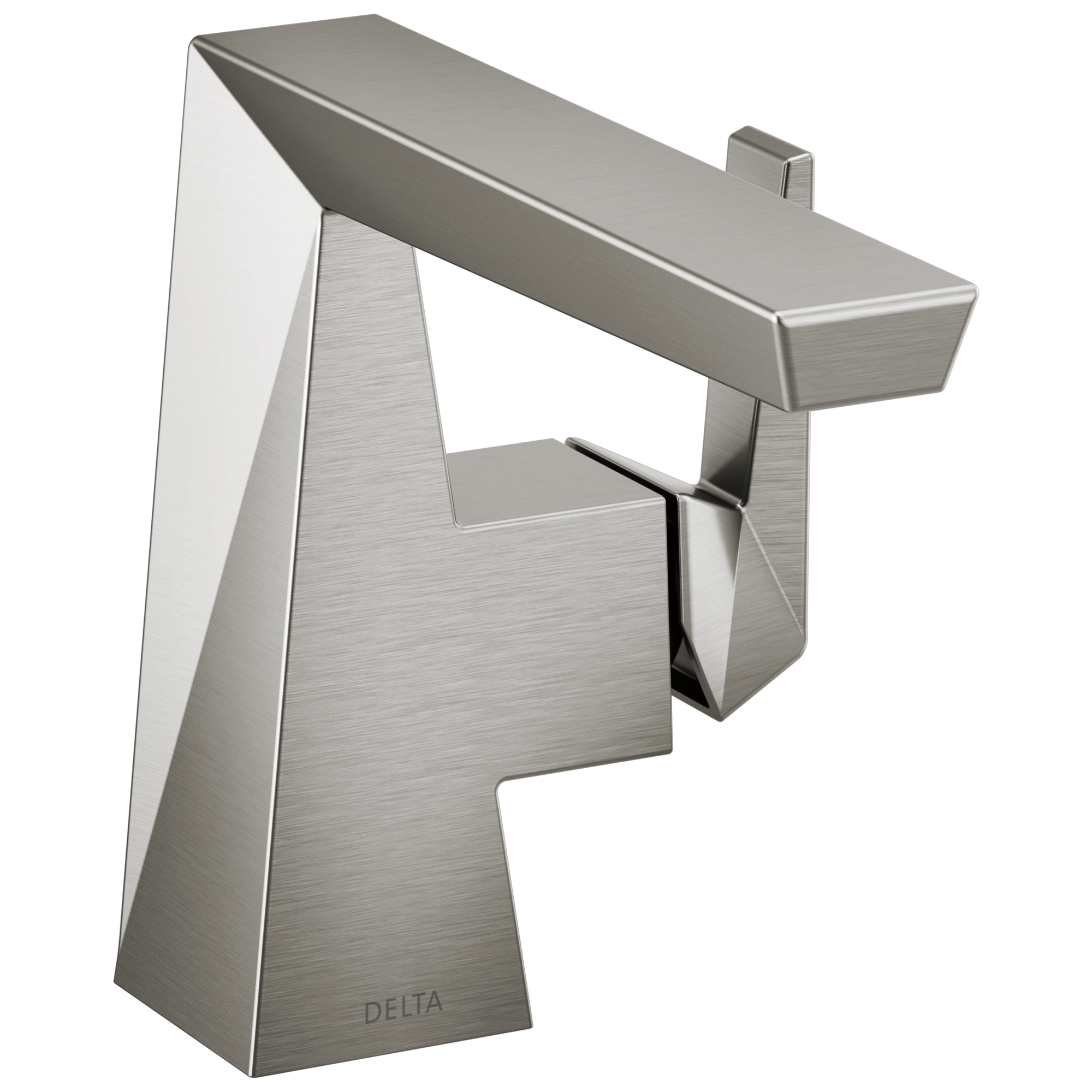 Delta - Single Handle Bathroom Faucet - Lumicoat® Stainless - 543-SS-PR-LPU-DST