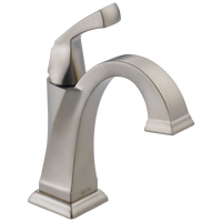 Delta - Single Handle Bathroom Faucet - Stainless - 551-SS-DST