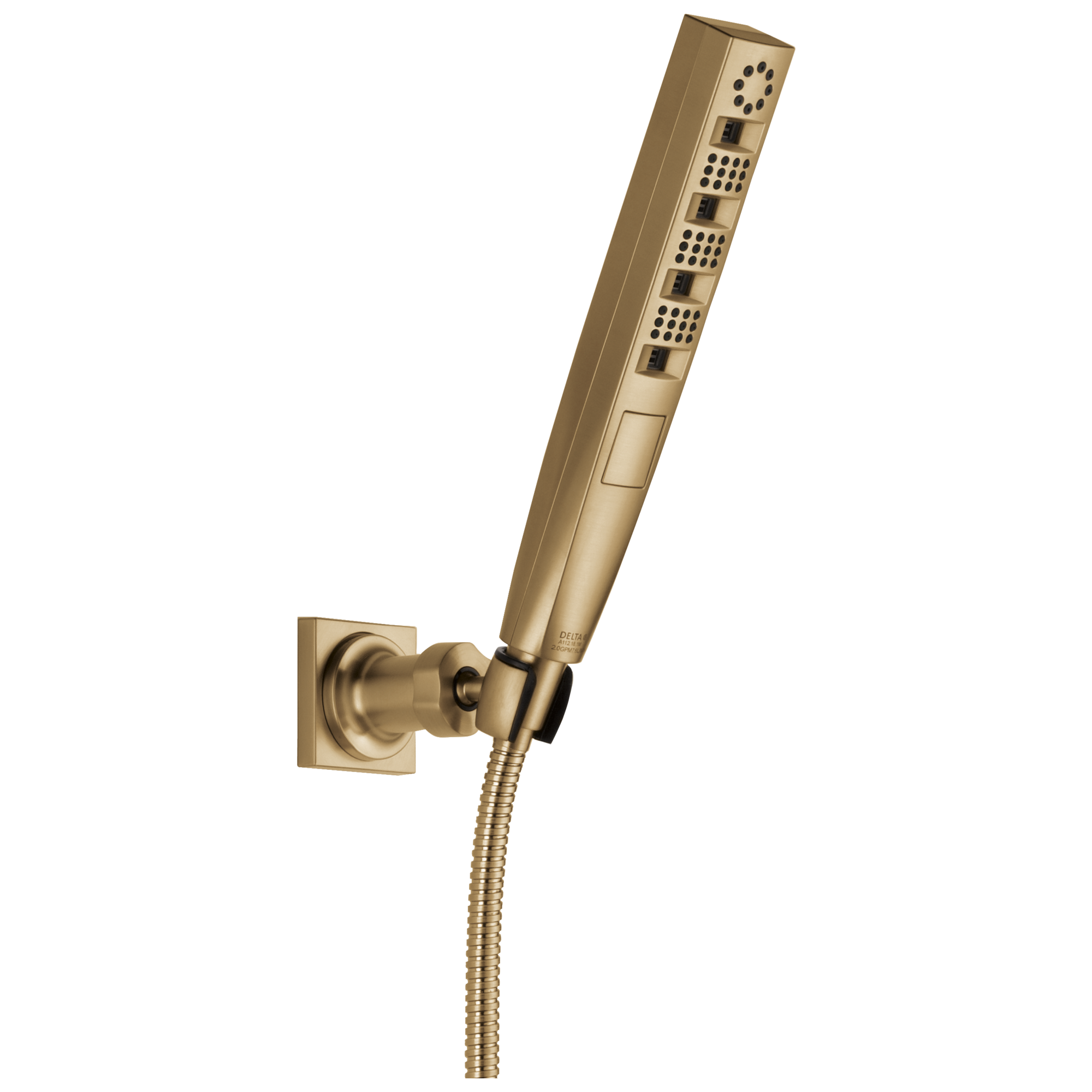 Delta - H2Okinetic® 4-Setting Wall Mount Hand Shower - Lumicoat® Champagne Bronze - 55140-CZ-PR