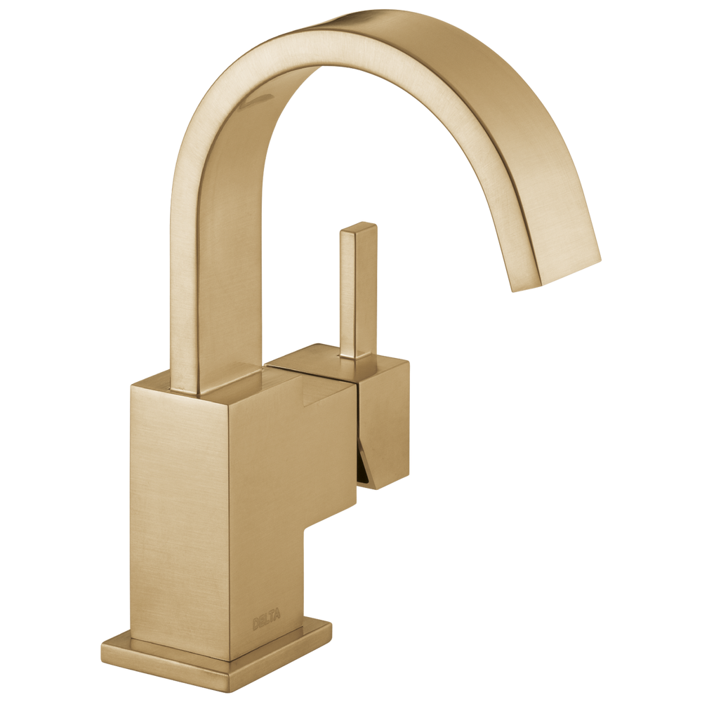 Delta - Single Handle Bathroom Faucet - Champagne Bronze - 553LF-CZ