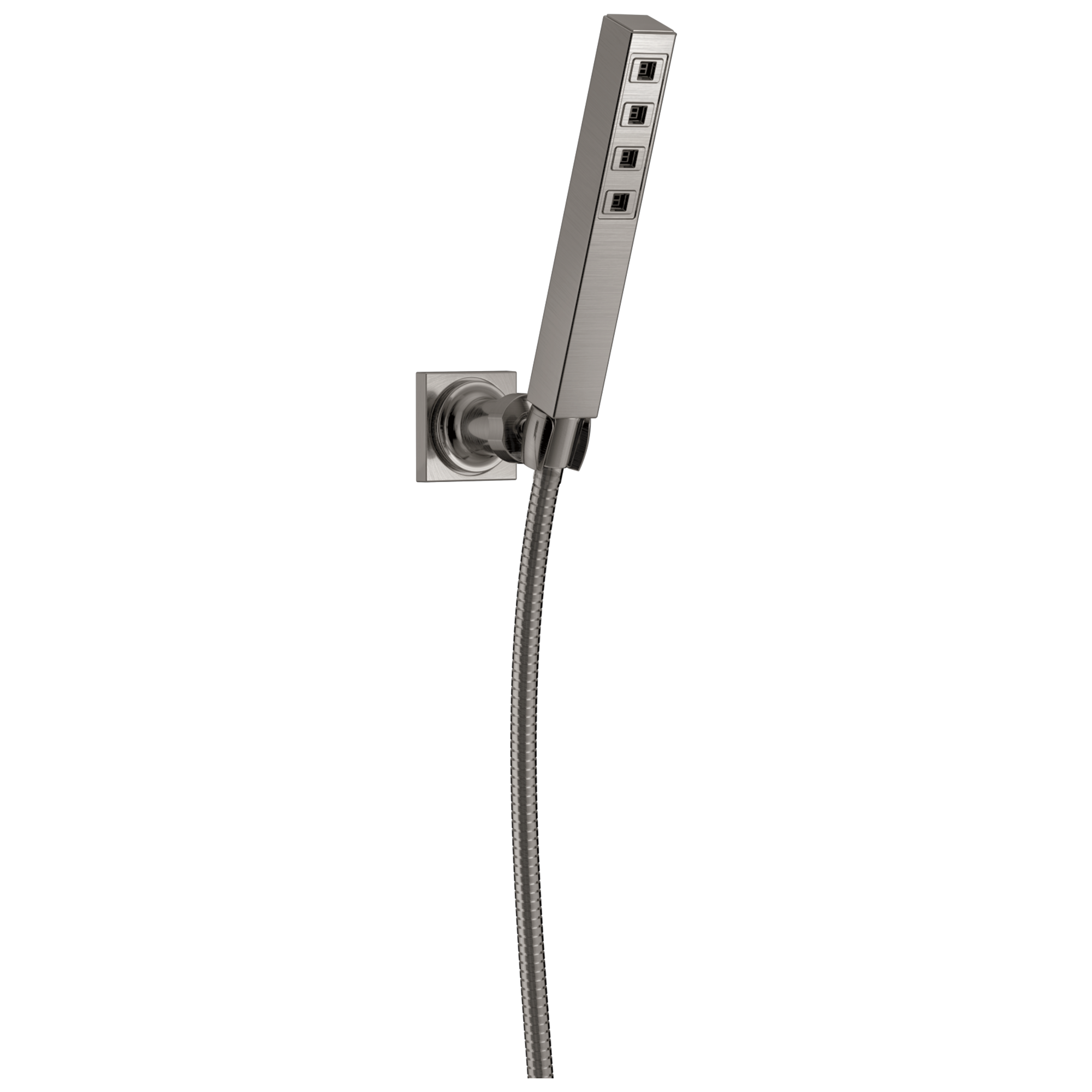 Delta - H2Okinetic® Single-Setting Adjustable Wall Mount Hand Shower - Lumicoat® Stainless - 55567-SS-PR