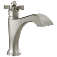 Delta - Single Handle Bathroom Faucet - Stainless - 557-SSLPU-DST